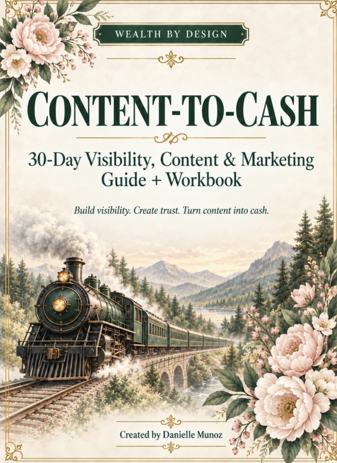 Content-to-Cash 30-Day Visibility, Content and Marketing Guide and Workbook cover